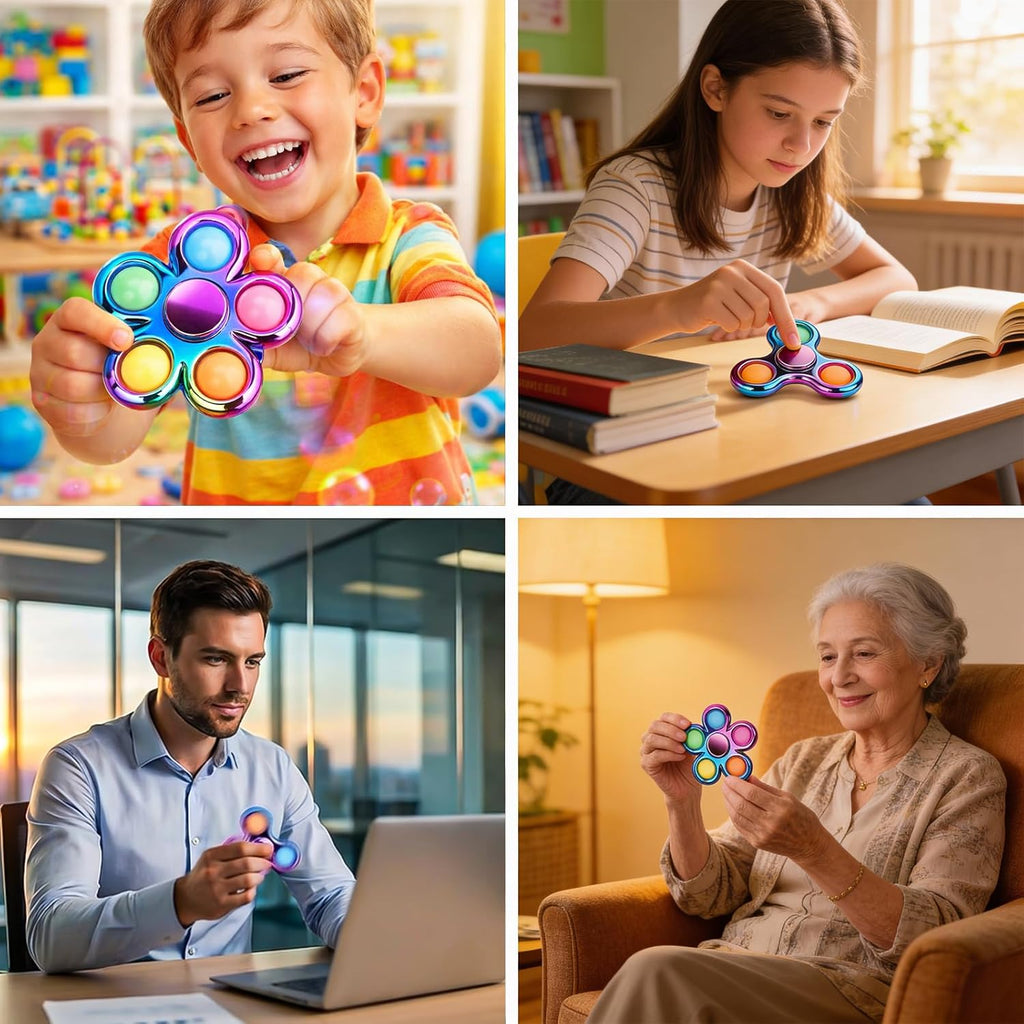 3 Pack Pop Fidget Spinner 