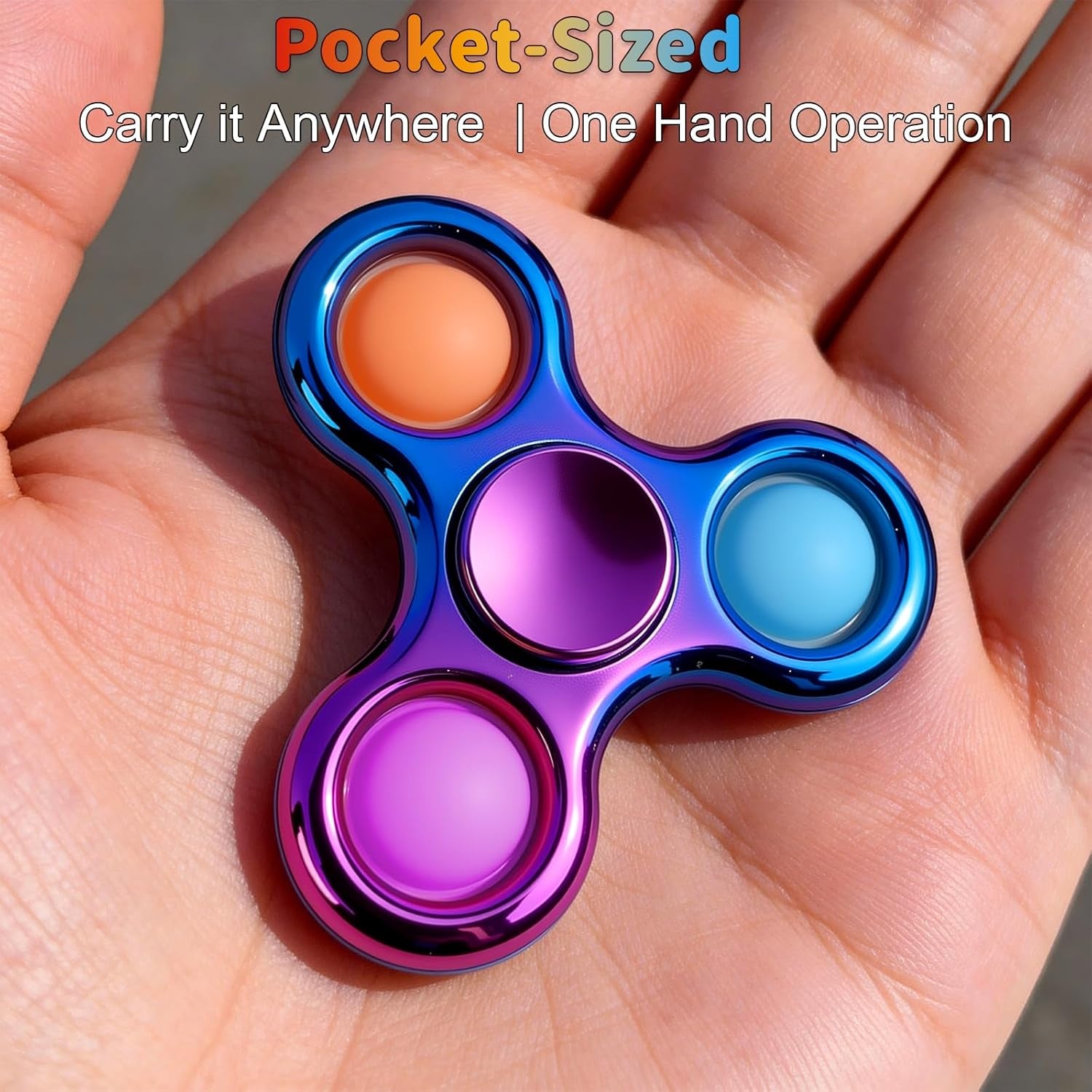3 Pack Pop Fidget Spinner 