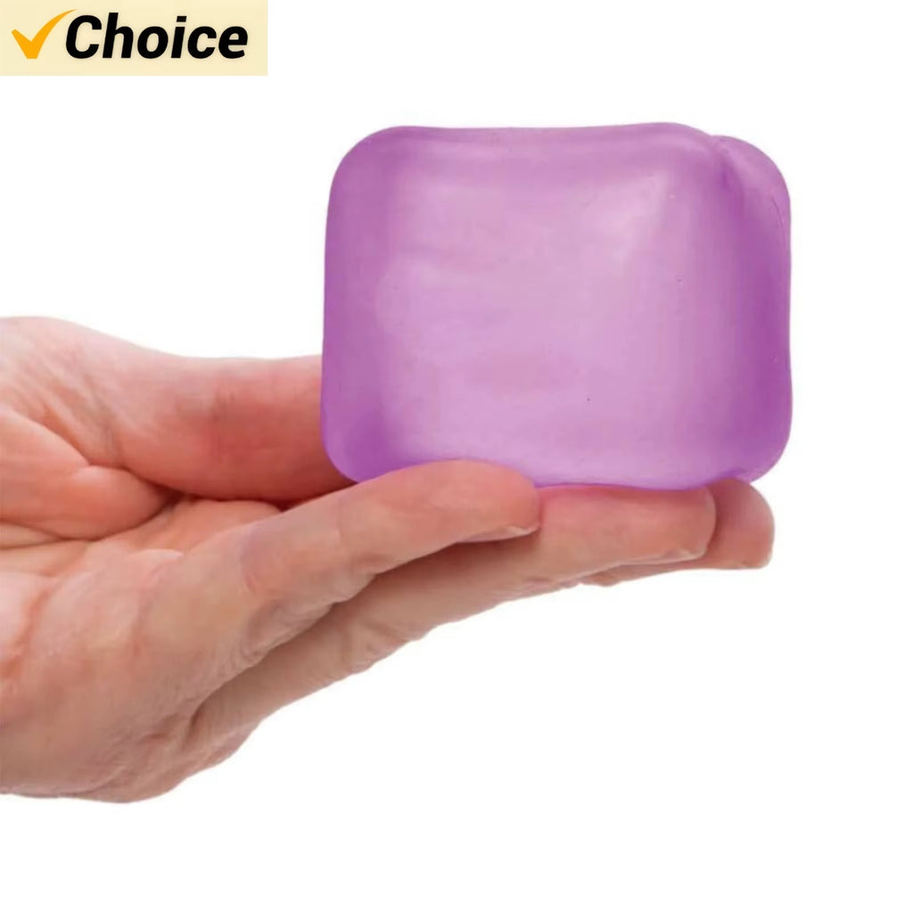 Gel Filled Ice Cube Stress Cube
